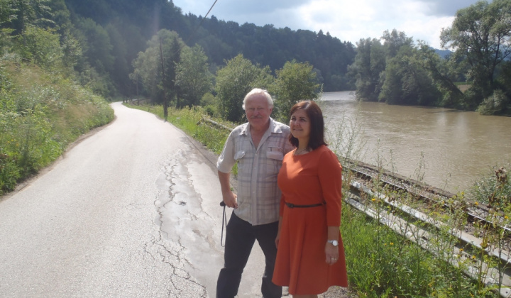 Predsedníčka VÚC Erika Jurinová v Medzibrodí nad Oravou