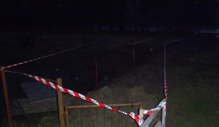 Oprava  potrubia na detskom ihrisku v parku 4/2018