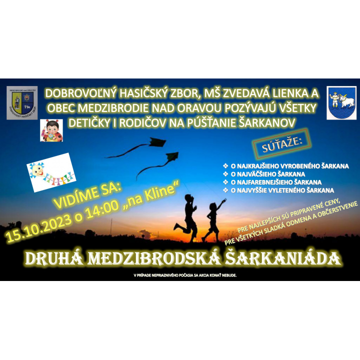 Pozvánka na šarkaniádu v nedeľu