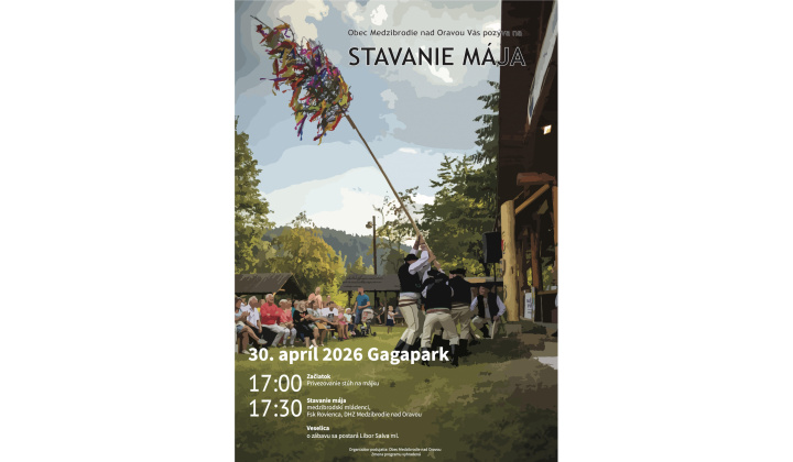 Pozvánka na stavanie mája v obci
