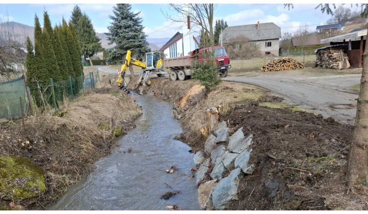 Úprava brehov Pucovského potoka - 2.03.2026