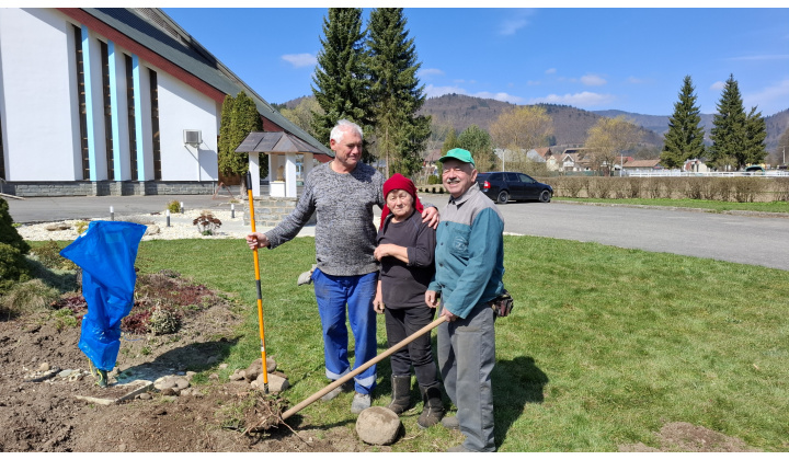 Úprava okolia nášho Božieho chrámu