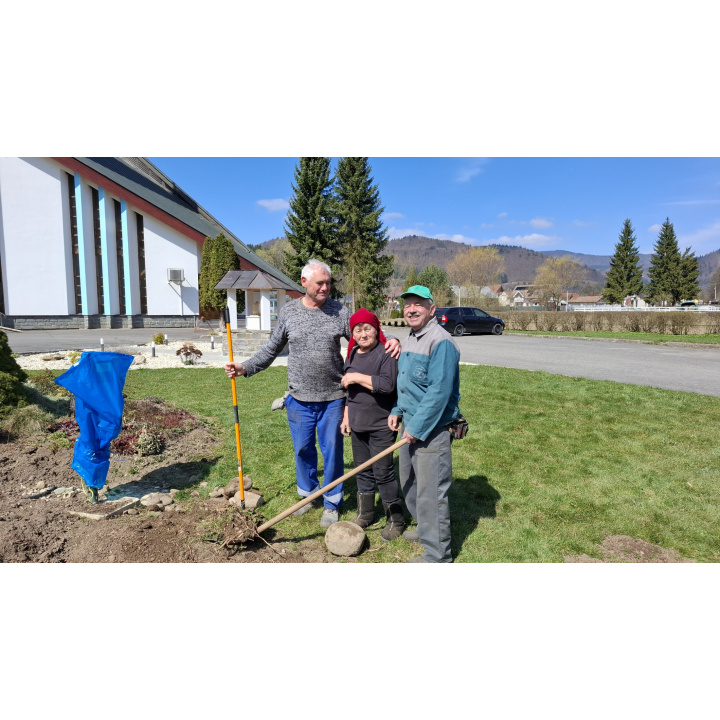 Úprava okolia nášho Božieho chrámu