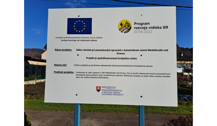 Súbor stavieb pri pozemkových úpravách v katastrálnom území Medzibrodie nad Oravou
