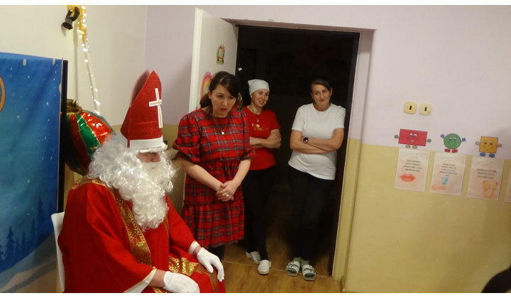 Sv. Mikuláš v našej materskej škole Zvedavá Lienka