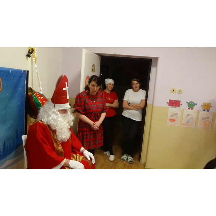 Sv. Mikuláš v našej materskej škole Zvedavá Lienka