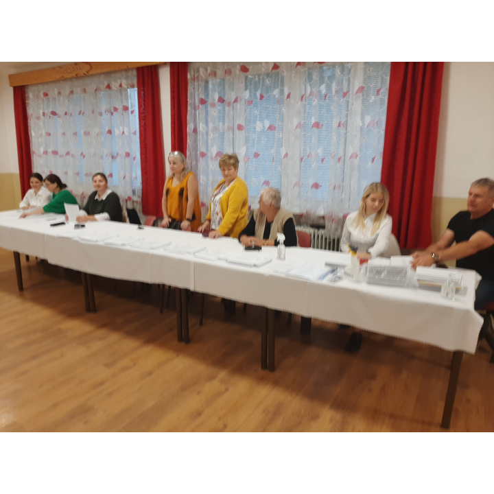 Zápisnica okrskovej volebnej komisie o priebehu volieb do NRSR 30.9.2023